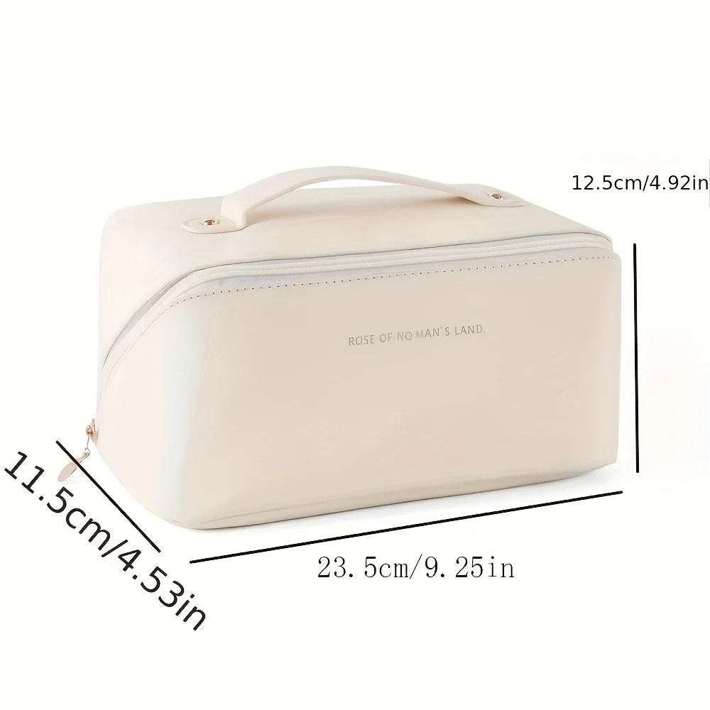 Luxury Makeup Organizer & Toiletry Kit Bag – Travel Cosmetic Case Storage Pouch